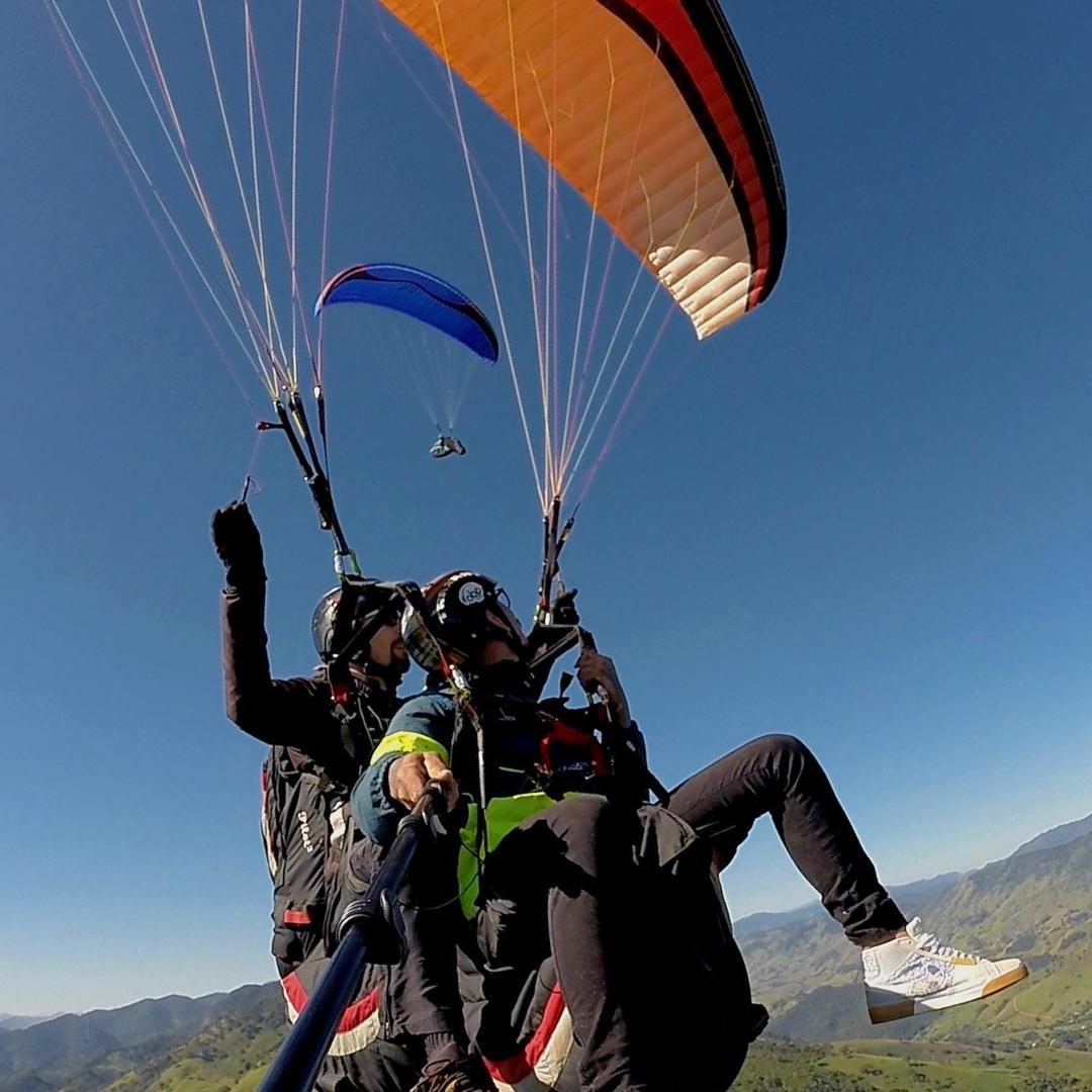 Voo Duplo de Parapente